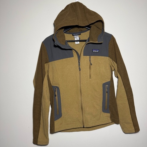 Patagonia Brown and Gray Hooded Jacket size Small - Picture 3 of 10